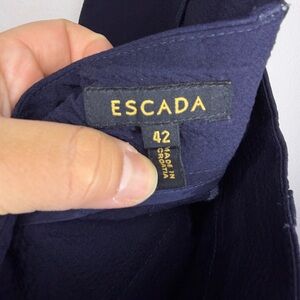 Escada Navy Blue Pants